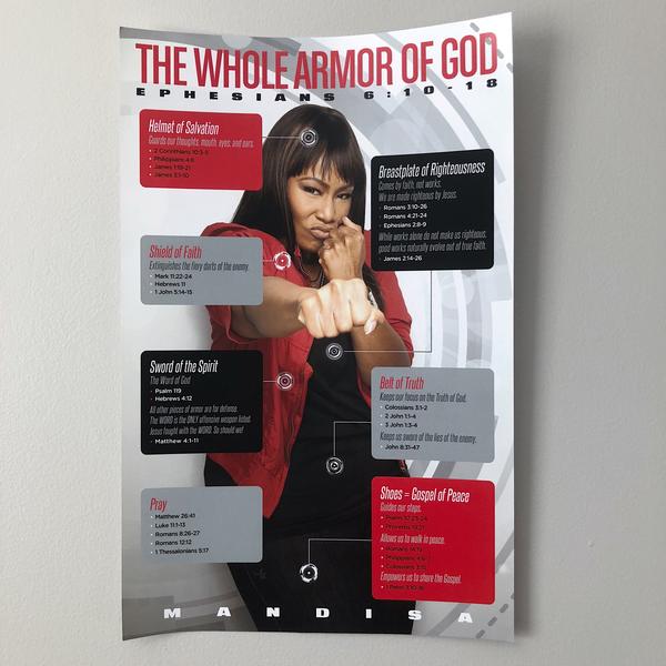 The Whole Armor of God 11x17 Poster - MandisaOfficial