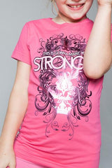 Pink Stronger Tee - YOUTH - MandisaOfficial